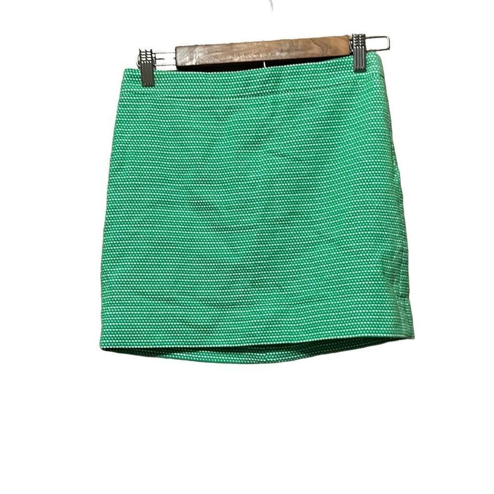 J. Crew Factory Green Mini Skirt